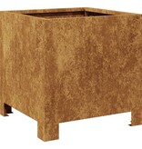 VidaXL Plantenbakken 2 st 30x30x30 cm weervast staal