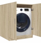 VidaXL Wasmachinekast 70,5x71,5x91,5 cm sonoma eikenkleurig