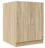 VidaXL Wasmachinekast 70,5x71,5x91,5 cm sonoma eikenkleurig