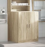 VidaXL Wasmachinekast 70,5x71,5x91,5 cm sonoma eikenkleurig