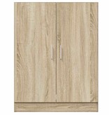 VidaXL Wasmachinekast 70,5x71,5x91,5 cm sonoma eikenkleurig