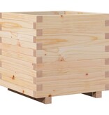 VidaXL Plantenbak 50x50x49,5 cm massief grenenhout
