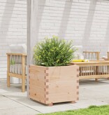 VidaXL Plantenbak 50x50x49,5 cm massief grenenhout