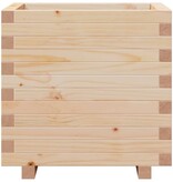 VidaXL Plantenbak 50x50x49,5 cm massief grenenhout