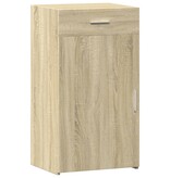 VidaXL Dressoir 50x42,5x93 cm bewerkt hout sonoma eikenkleurig