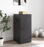 VidaXL Dressoir 34,5x39x73 cm staal zwart