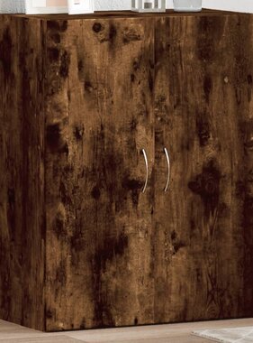 VidaXL Archiefkast 60x32x77,5 cm bewerkt hout gerookt eikenkleurig