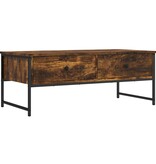 VidaXL Salontafel 101x49x39,5 cm bewerkt hout gerookt eikenkleurig