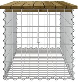 VidaXL Tuinbank schanskorfontwerp 103x44x42 cm geïmpregneerd hout