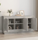 VidaXL Dressoir 102x35x55 cm bewerkt hout betongrijs