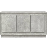 VidaXL Dressoir 102x35x55 cm bewerkt hout betongrijs