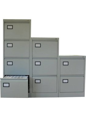 Dossierkasten 2, 3 of 4 laden staal