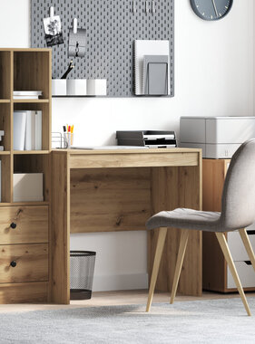 VidaXL Bureau Artisan Eiken 80x50x76 cm Engineered hout