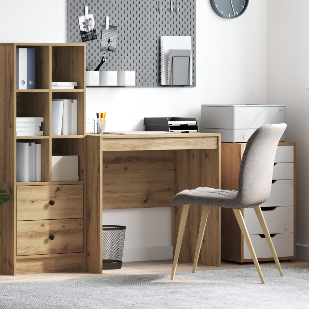 VidaXL Bureau Artisan Eiken 80x50x76 cm Engineered hout