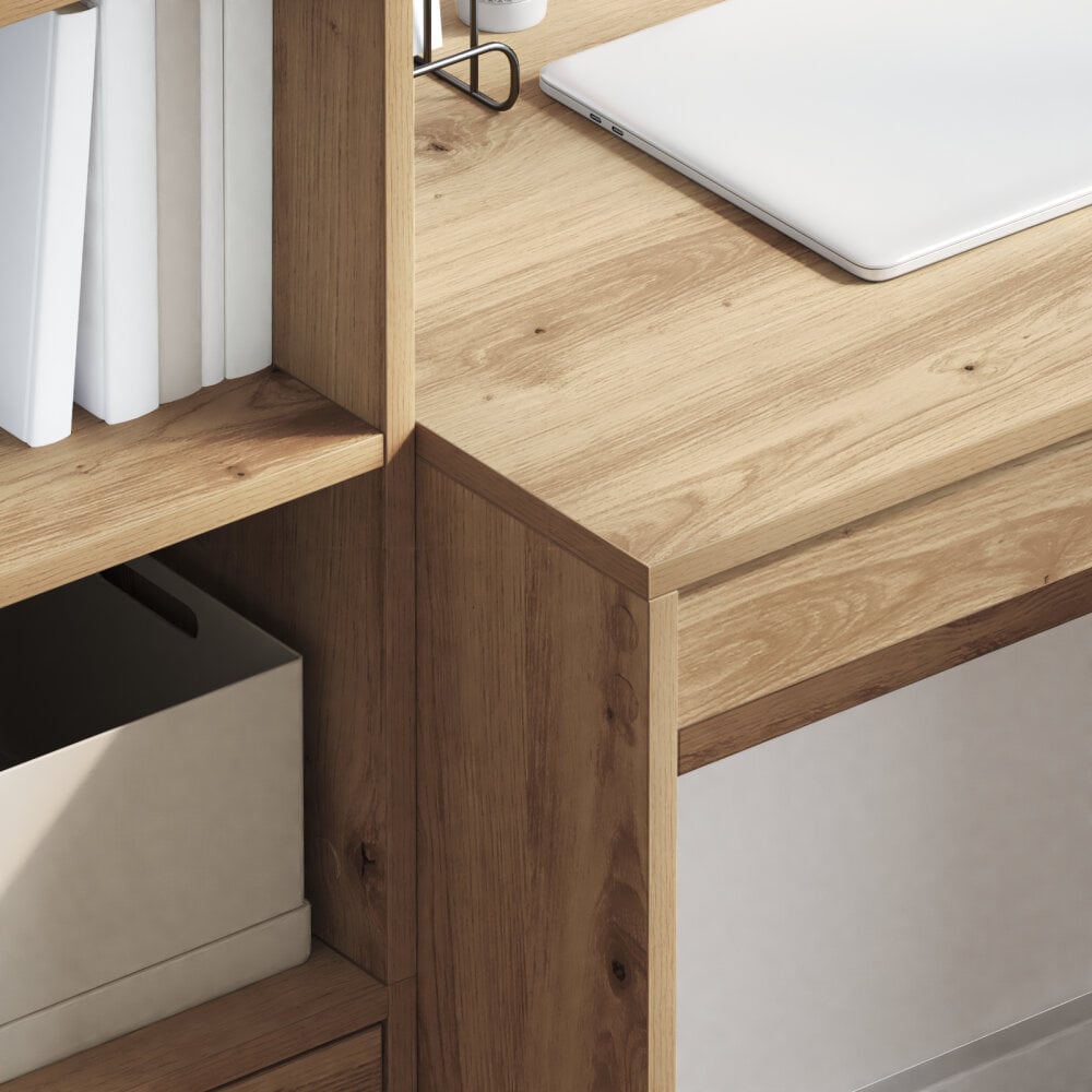 VidaXL Bureau Artisan Eiken 80x50x76 cm Engineered hout