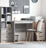 VidaXL Bureau Grijs Sonoma 80x50x76 cm Bewerkt hout