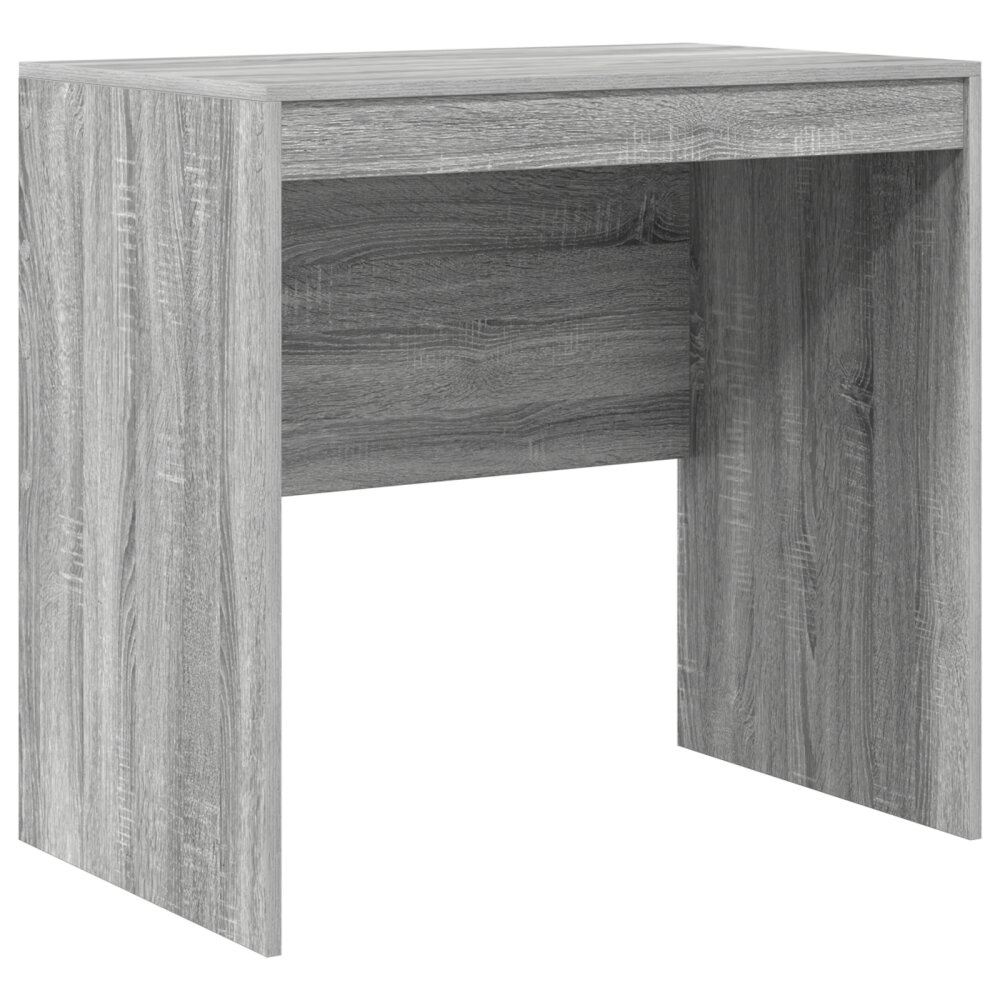 VidaXL Bureau Grijs Sonoma 80x50x76 cm Bewerkt hout