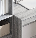 VidaXL Bureau Grijs Sonoma 80x50x76 cm Bewerkt hout