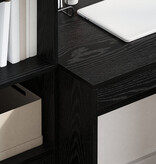 VidaXL Bureau Zwart Eiken 80x50x76 cm Hout