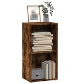 VidaXL Boekenkast 40x30x77 cm bewerkt hout gerookt eikenkleurig