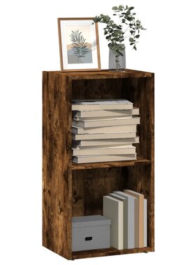 VidaXL Boekenkast 40x30x77 cm bewerkt hout gerookt eikenkleurig