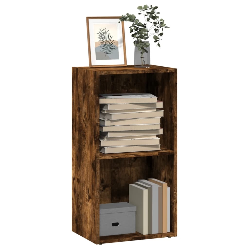 VidaXL Boekenkast 40x30x77 cm bewerkt hout gerookt eikenkleurig