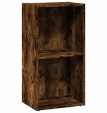 VidaXL Boekenkast 40x30x77 cm bewerkt hout gerookt eikenkleurig