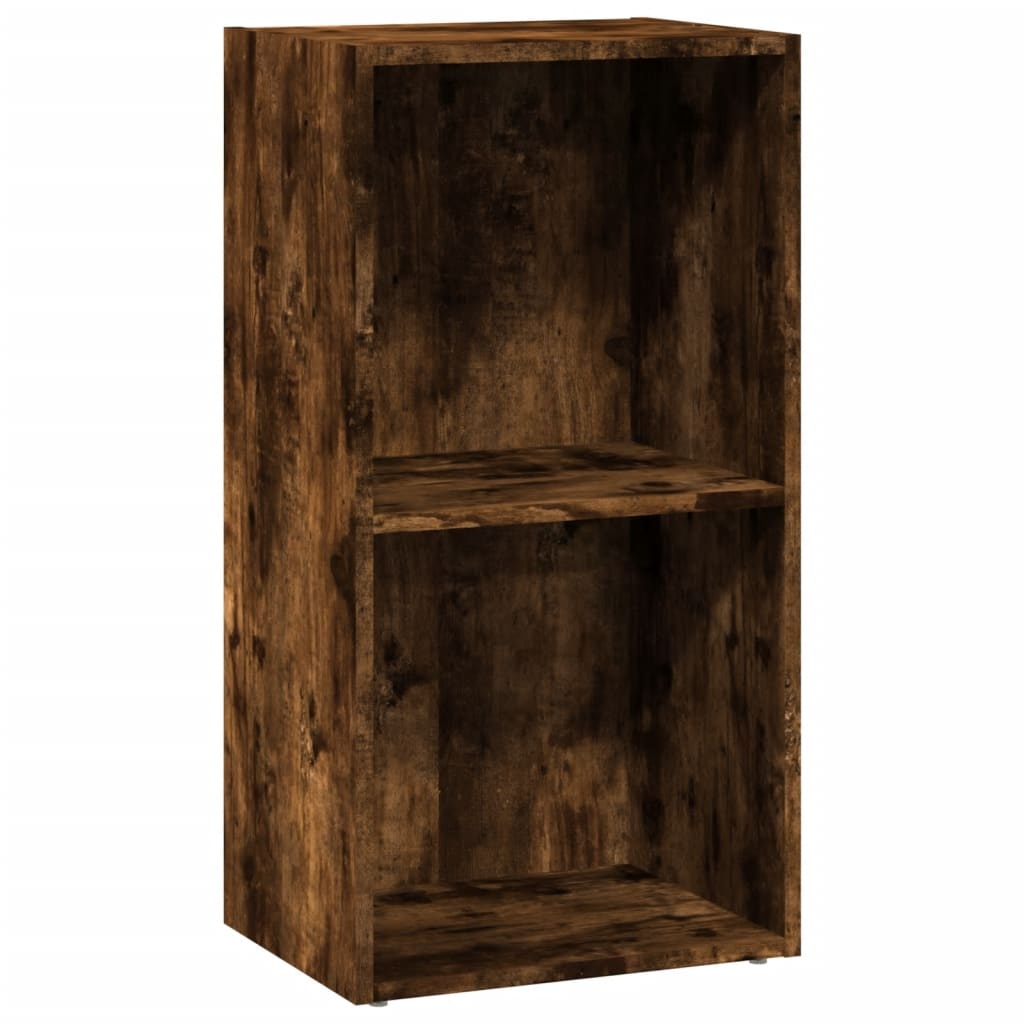 VidaXL Boekenkast 40x30x77 cm bewerkt hout gerookt eikenkleurig