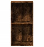 VidaXL Boekenkast 40x30x77 cm bewerkt hout gerookt eikenkleurig