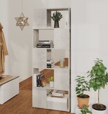 VidaXL Boekenkast/kamerscherm 60x24x155 cm betongrijs