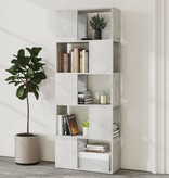 VidaXL Boekenkast/kamerscherm 60x24x155 cm betongrijs
