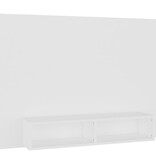 VidaXL Tv-wandmeubel 120x23,5x90 cm bewerkt hout wit