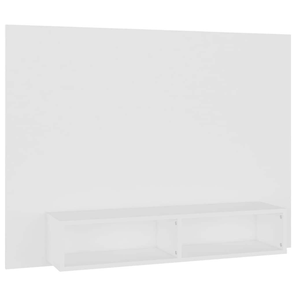 VidaXL Tv-wandmeubel 120x23,5x90 cm bewerkt hout wit