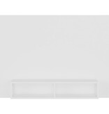 VidaXL Tv-wandmeubel 120x23,5x90 cm bewerkt hout wit