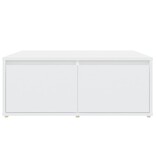 VidaXL Salontafel 80x80x31 cm bewerkt hout wit