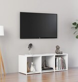 VidaXL Tv-meubel 107x35x37 cm bewerkt hout wit
