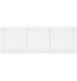 VidaXL Tv-meubel 107x35x37 cm bewerkt hout wit