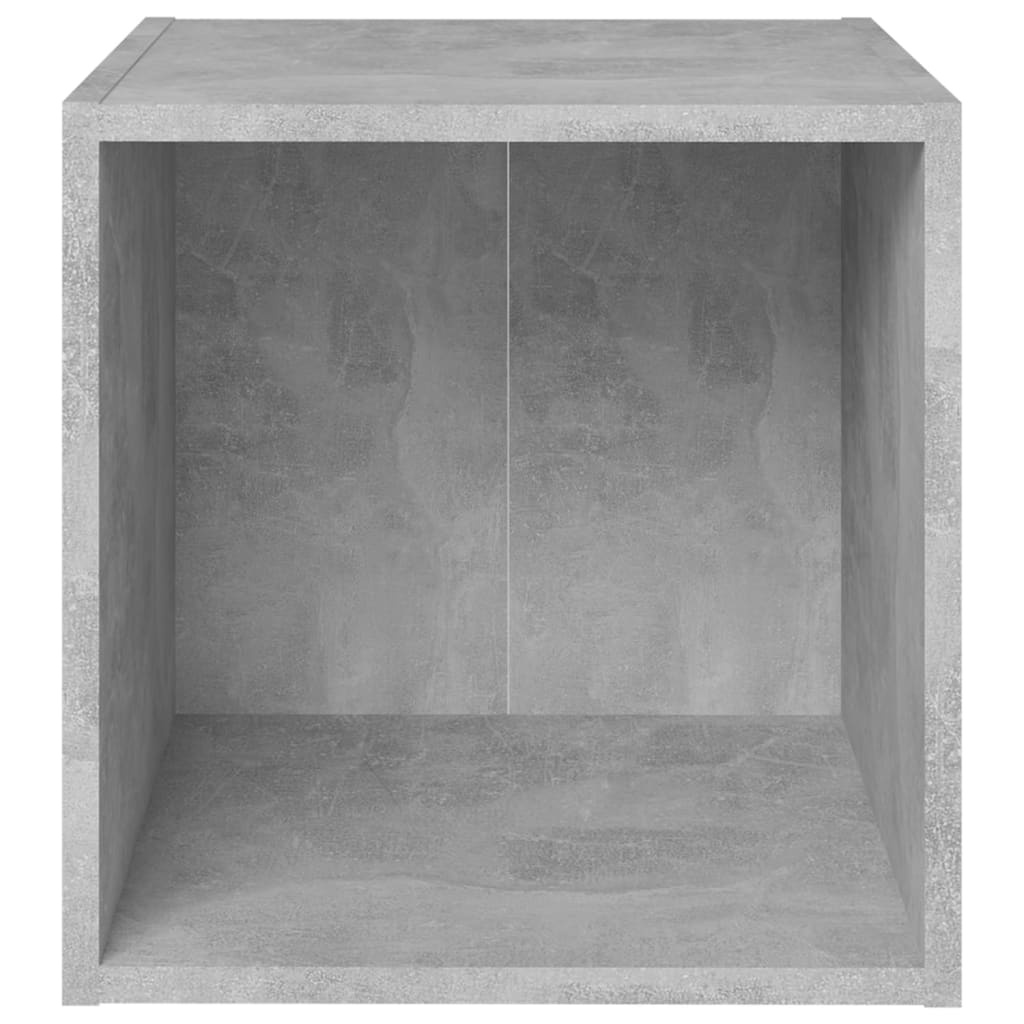 VidaXL Tv-meubelen 2 st 37x35x37 cm bewerkt hout betongrijs