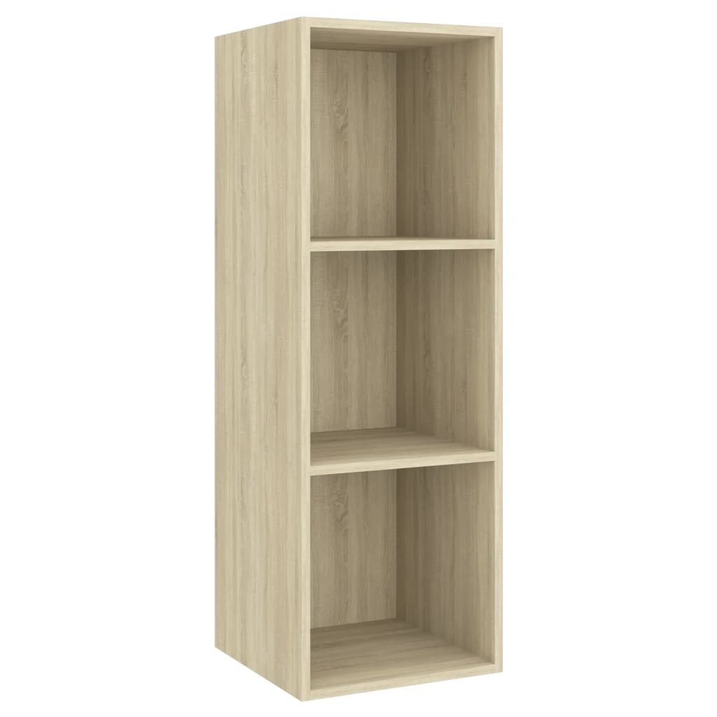 VidaXL Tv-wandmeubel 37x37x107 cm bewerkt hout sonoma eikenkleurig