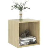 VidaXL Wandkast 37x37x37 cm bewerkt hout sonoma eikenkleurig