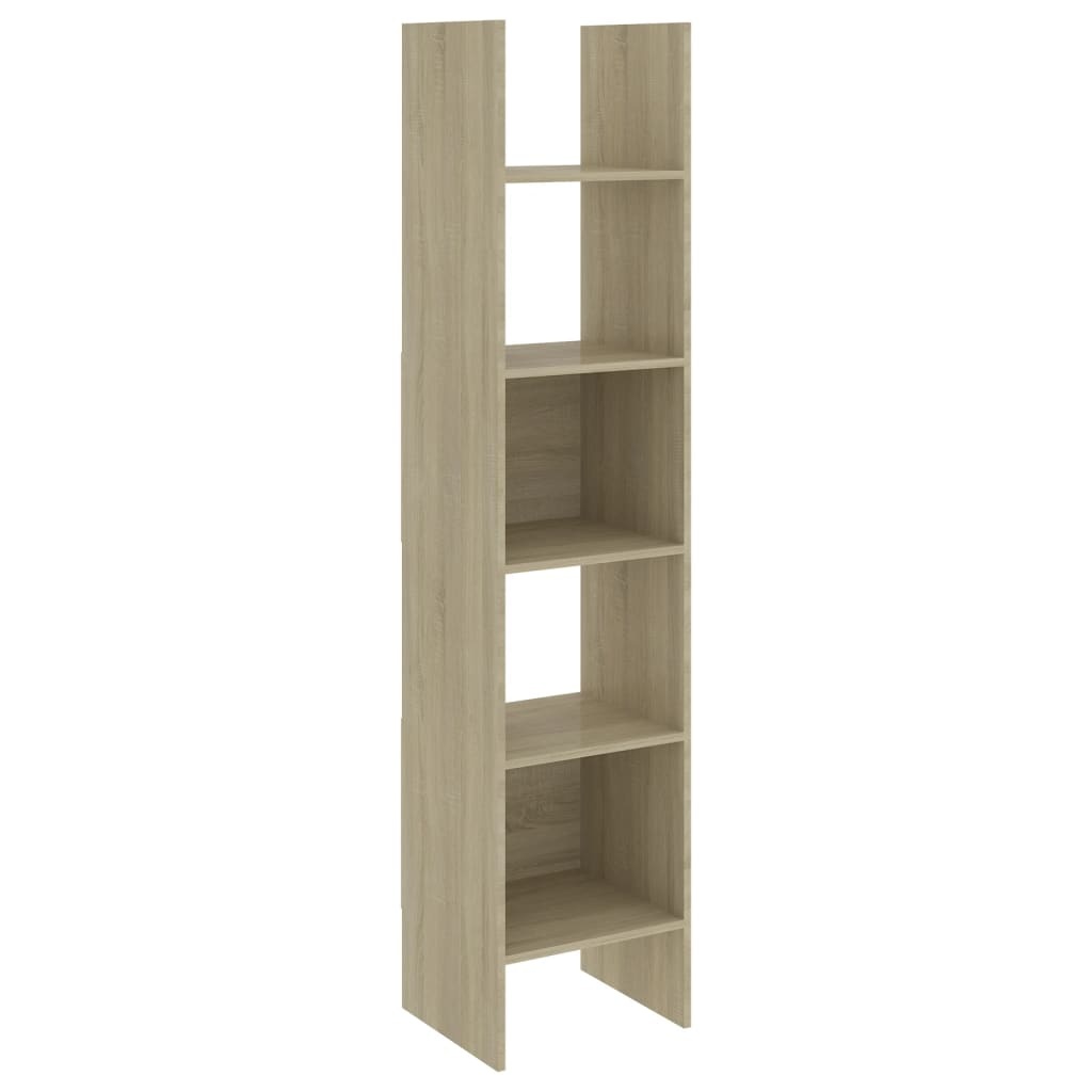 VidaXL Boekenkast 40x35x180 cm bewerkt hout sonoma eikenkleurig
