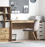 VidaXL Schrijfbureau Artisan eiken Gefabriceerd hout 100 x 40 x 76 cm