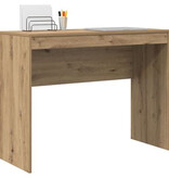 VidaXL Schrijfbureau Artisan eiken Gefabriceerd hout 100 x 40 x 76 cm