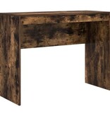 VidaXL Schrijfbureau Gerookt Eiken Bewerkt hout 100 x 40 x 76 cm
