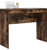 VidaXL Schrijfbureau Gerookt Eiken Bewerkt hout 100 x 40 x 76 cm