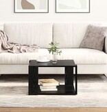 VidaXL Salontafel Zwart Eiken 51,5x51,5x30 cm