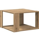 VidaXL Salontafel Massief Eiken 51,5x51,5x30 cm