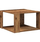 VidaXL Salontafel Oud Hout 51.5x51.5x30 cm Hout