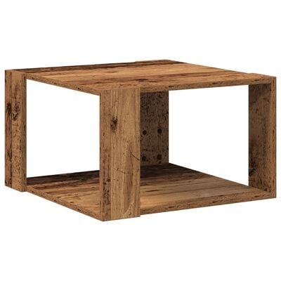 VidaXL Salontafel Oud Hout 51.5x51.5x30 cm Hout