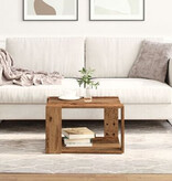 VidaXL Salontafel Oud Hout 51.5x51.5x30 cm Hout